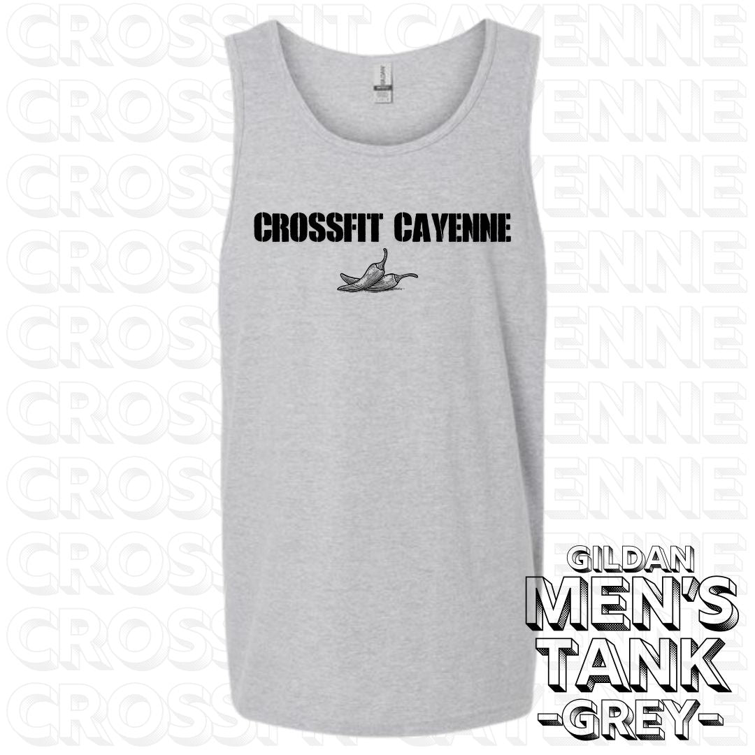 Crossfit Cayenne Simple Logo Mens Tank