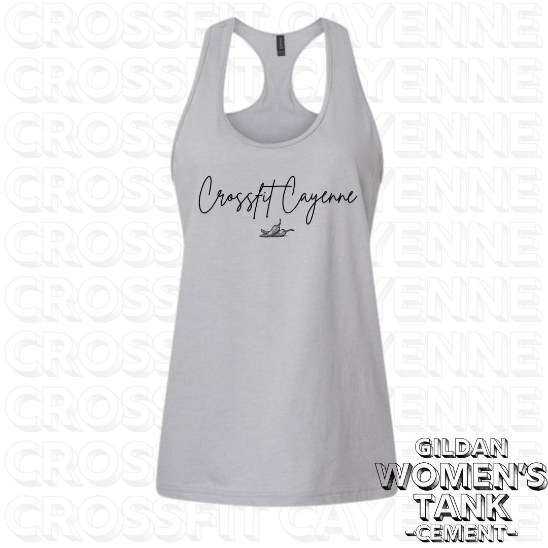 Crossfit Cayenne Simple Logo Women's Razorback Tank