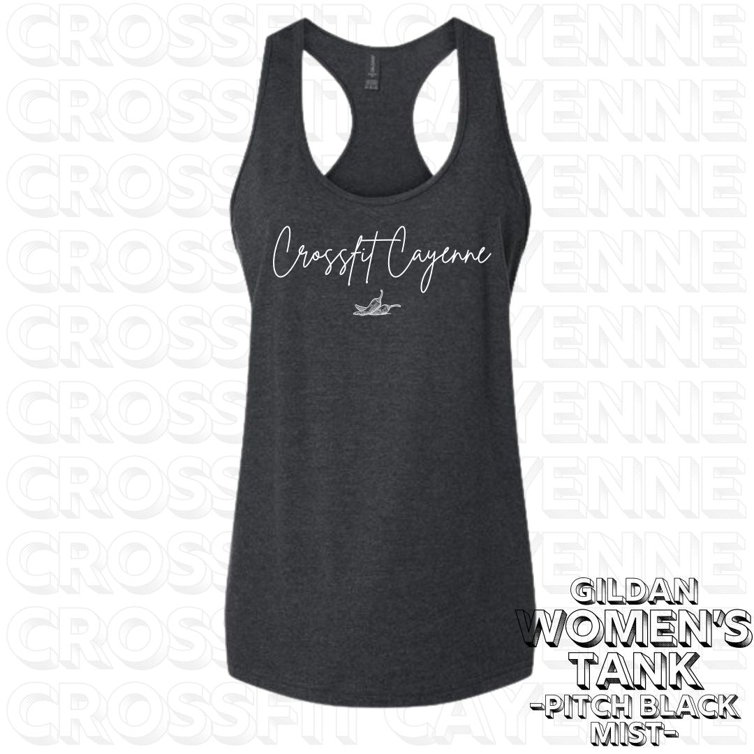 Crossfit Cayenne Simple Logo Women's Razorback Tank