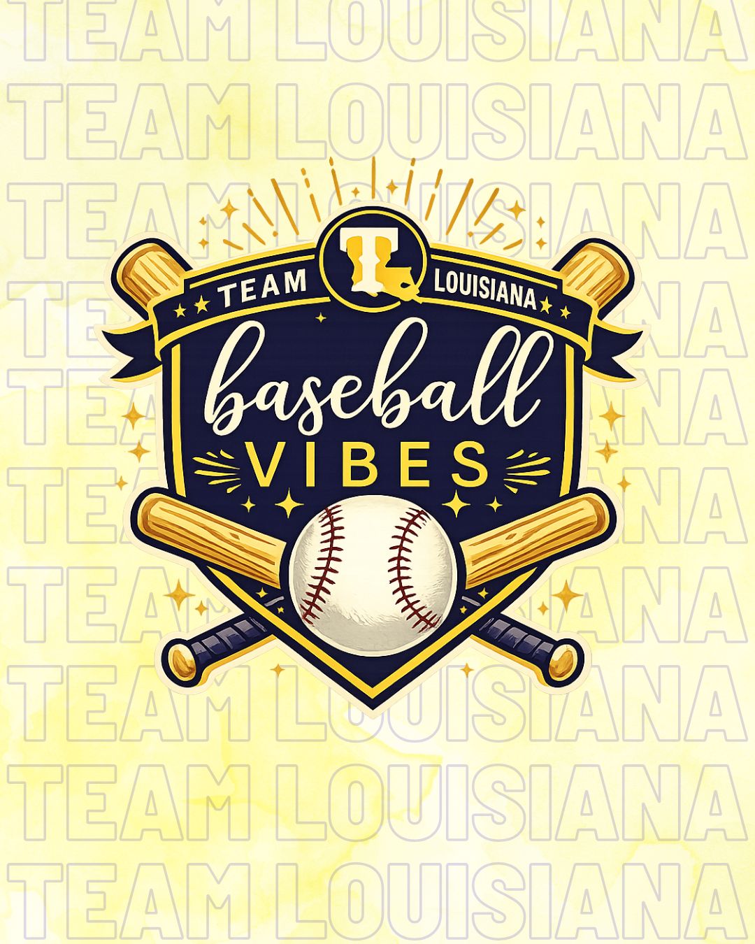 Team Louisiana Sticker- Home Plate