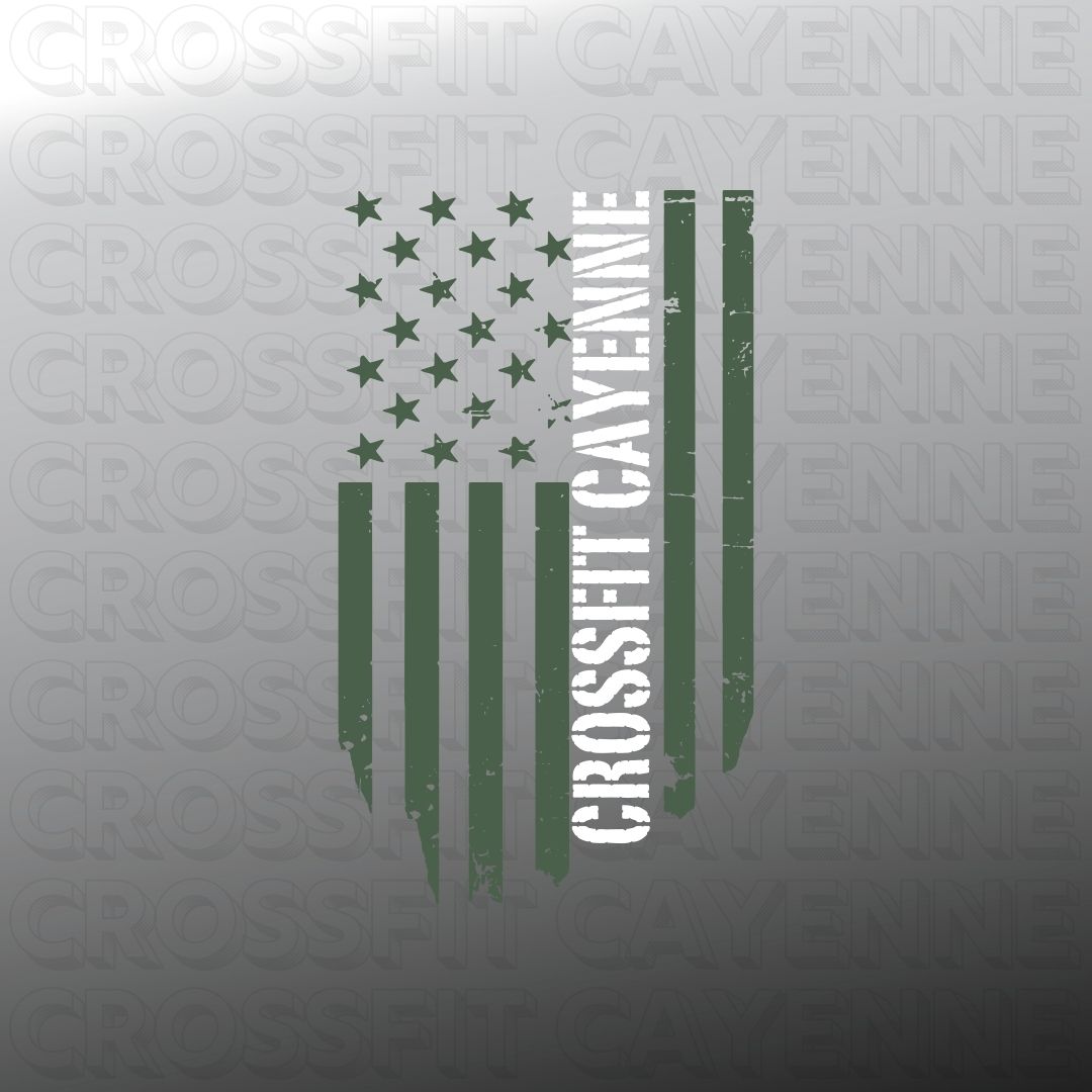 Crossfit Cayenne Flag Sticker