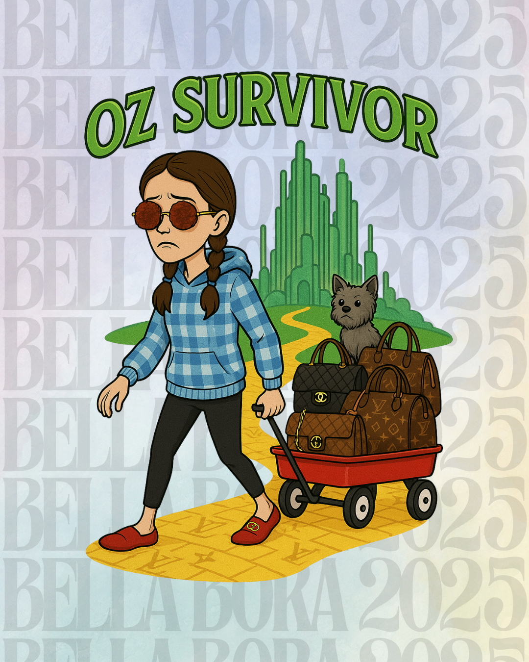 Sausage Glasses Sticker