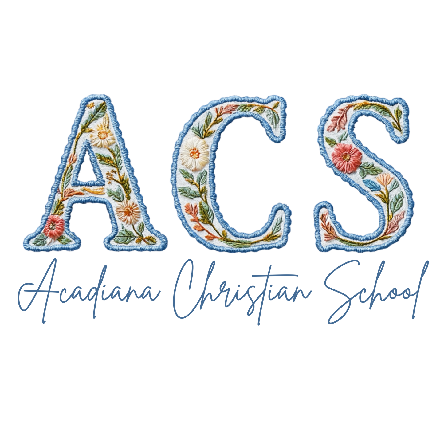 ACS Faux Embroidery Sticker