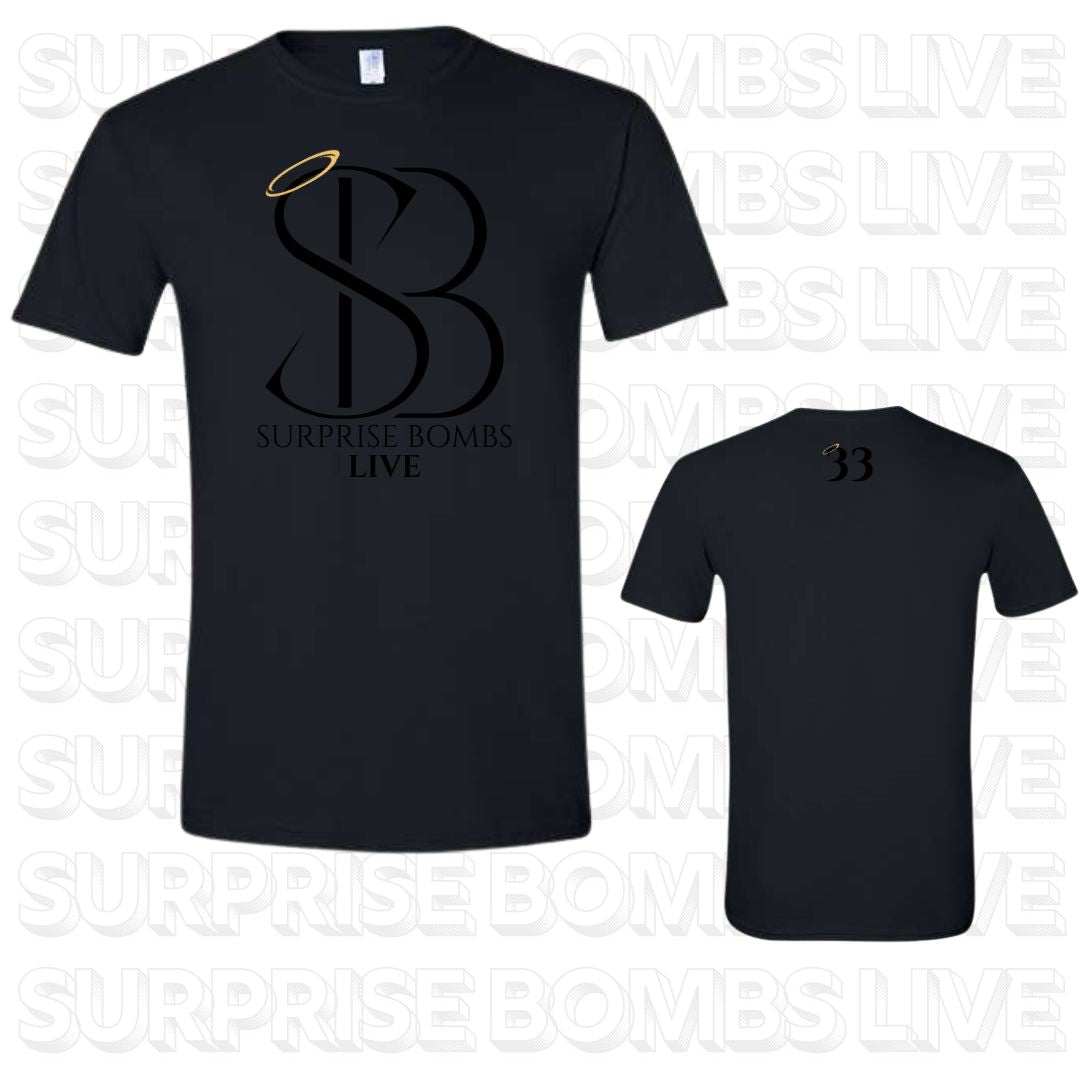 Black Surprise Bombs Live Tshirt