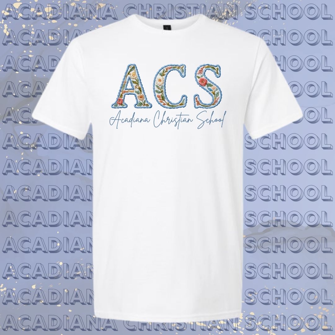 Acadiana Christian School Faux Monogram