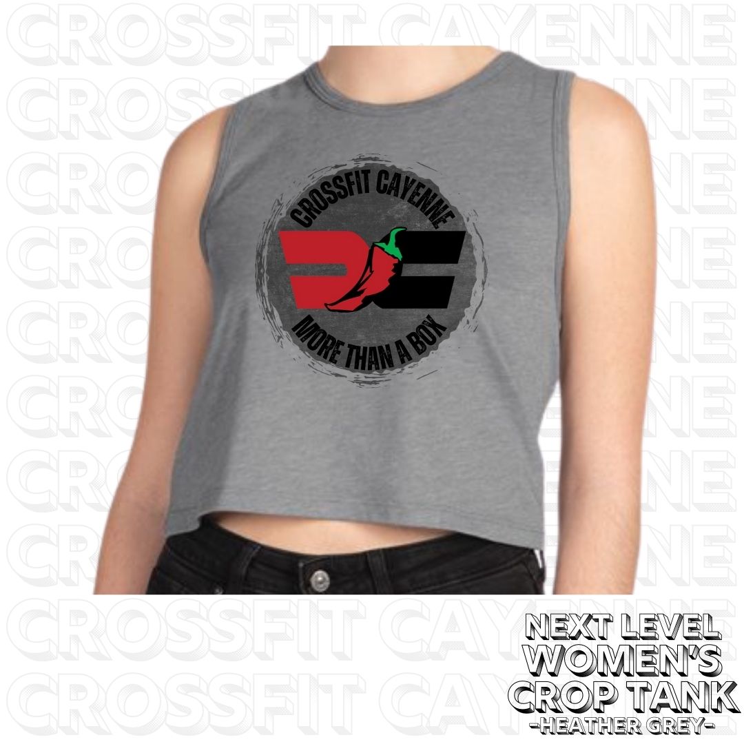 Crossfit Cayenne Circle Women's Next Level Crop Tank