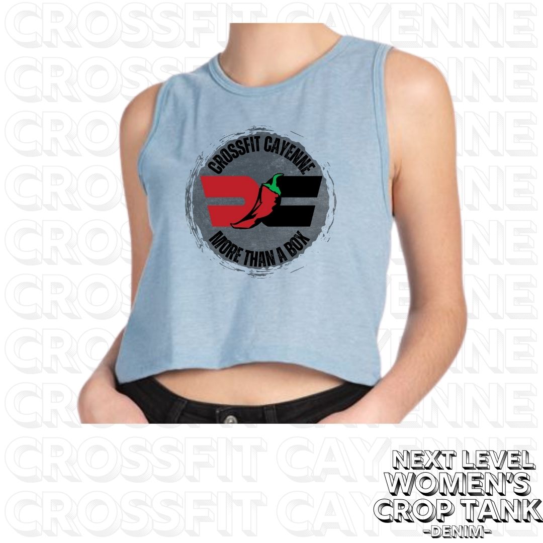 Crossfit Cayenne Circle Women's Next Level Crop Tank