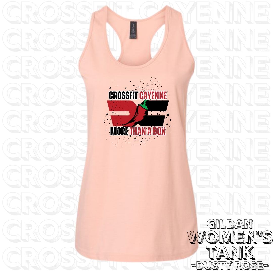 Crossfit Cayenne Splatter Women's Razorback Tank