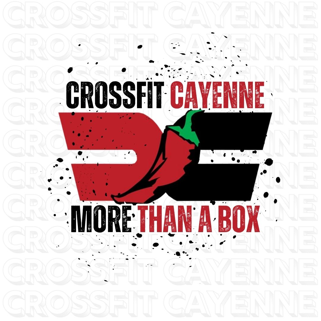 Crossfit Cayenne Splatter Sticker