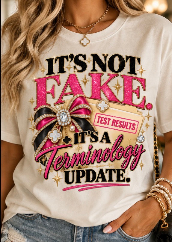 It’s not fake!