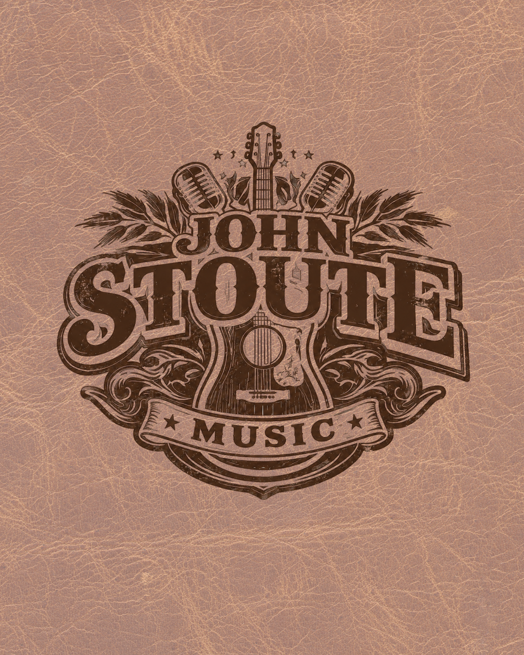John Stoute Music Sticker