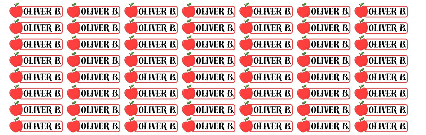 Sheet of Label Stickers-Design 5