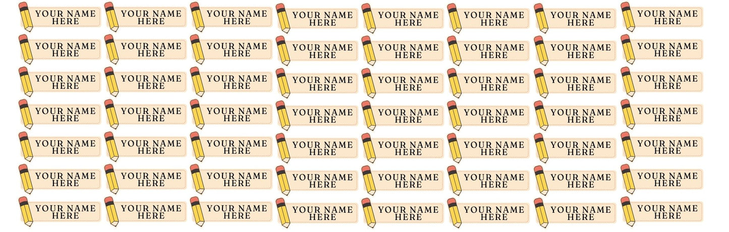 Sheet of Label Stickers-Design 1