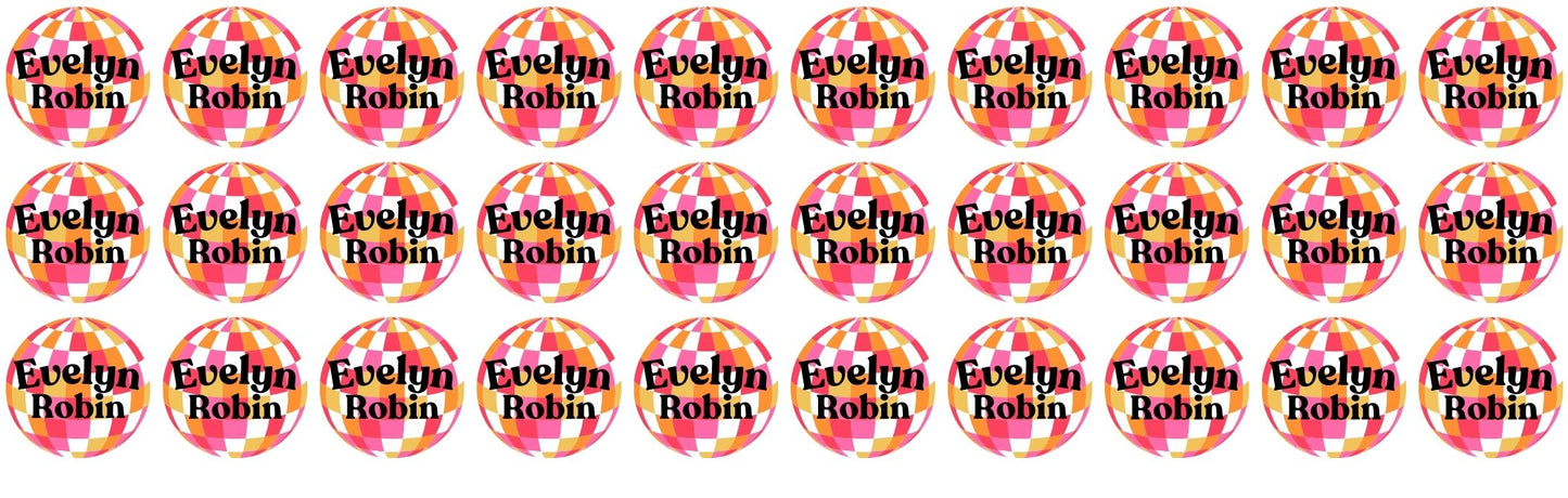 Sheet of Label Stickers-Design 13