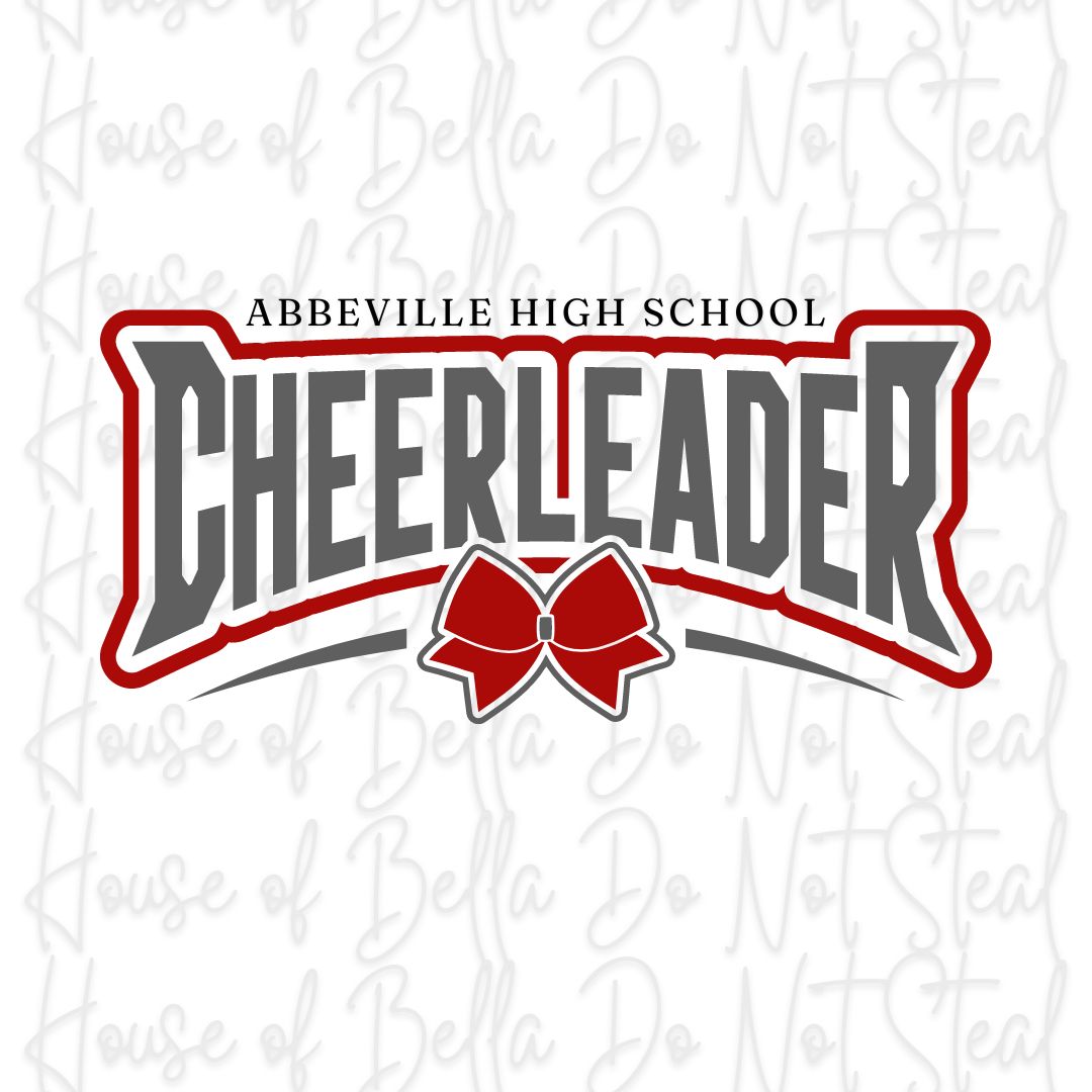 Abbeville High School Cheerleader Sticker