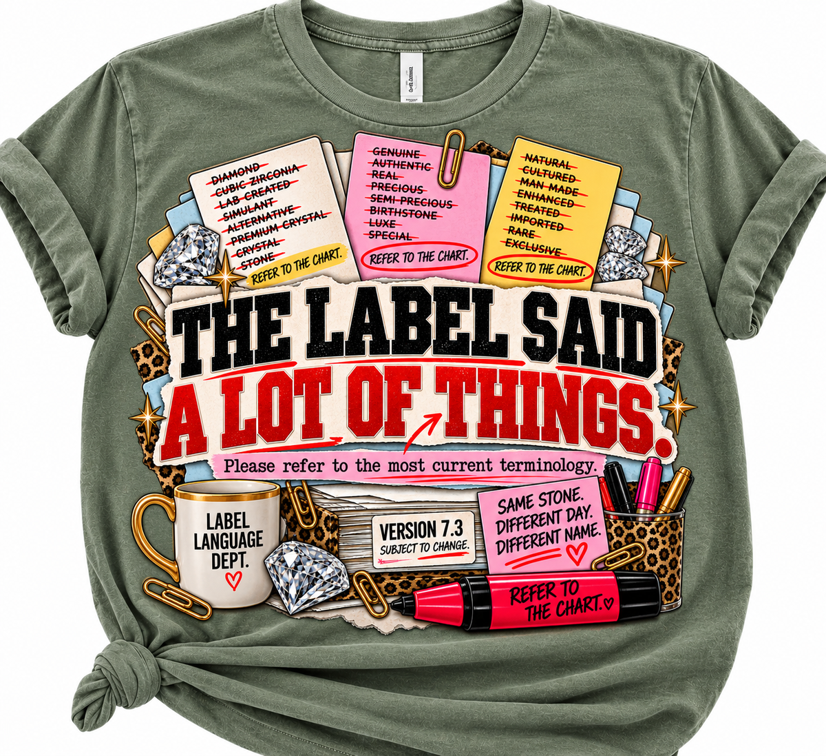 The label said