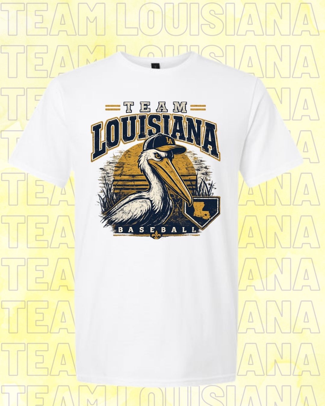 ADULT Team Louisiana Grunge