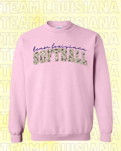 TODDLER Team Louisiana Camo Softball