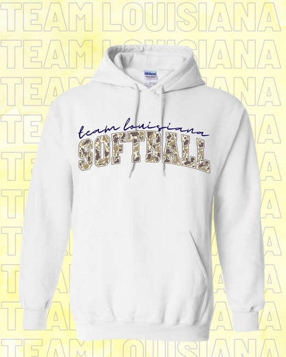 YOUTH Team Louisiana Camo Softball