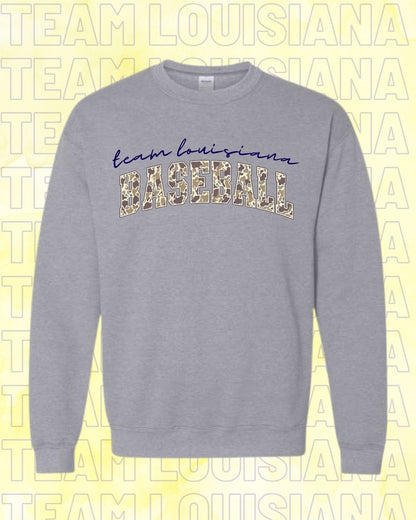 ADULT Team Louisiana camo baseball