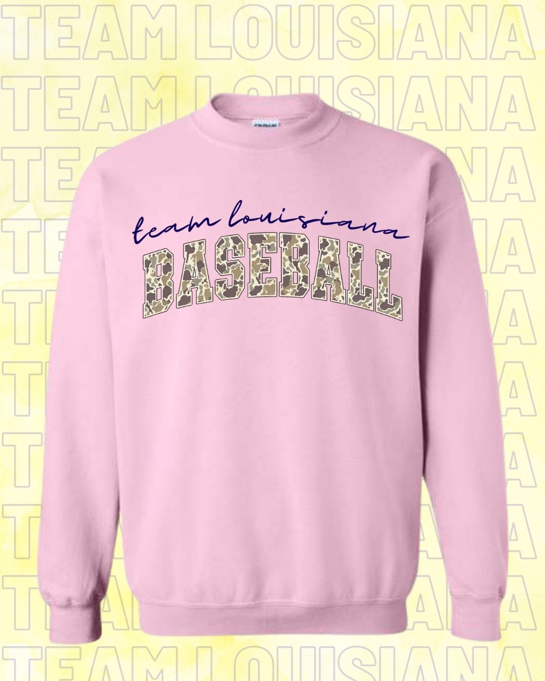 TODDLER Team Louisiana Camo Baseball