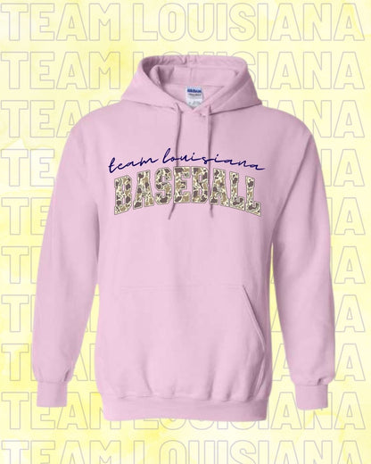 ADULT Team Louisiana camo baseball