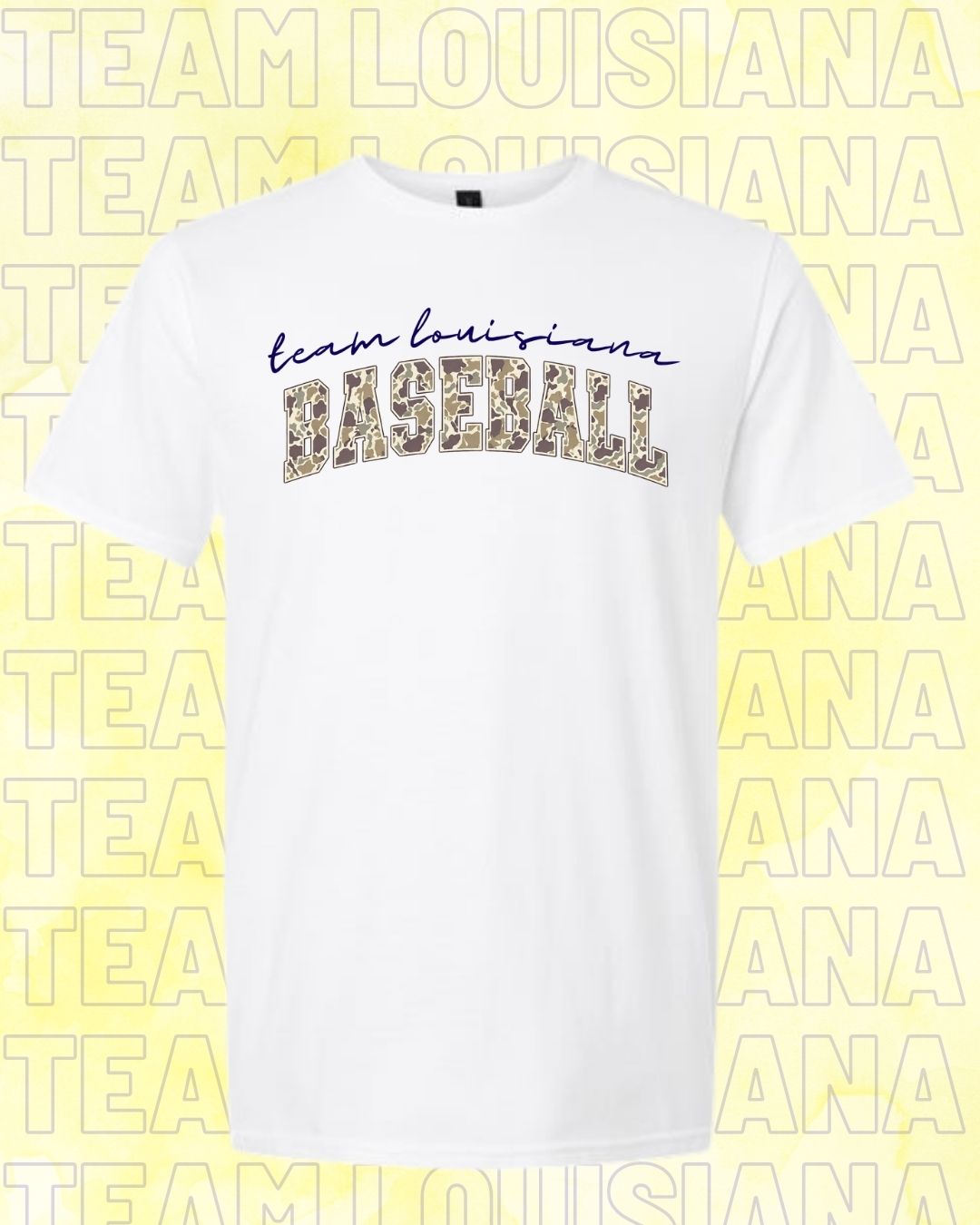 TODDLER Team Louisiana Camo Baseball