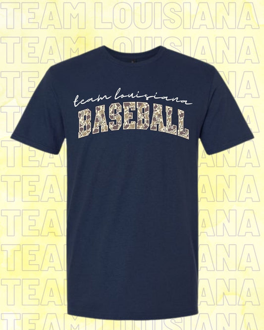YOUTH Team Louisiana Camo Baseball