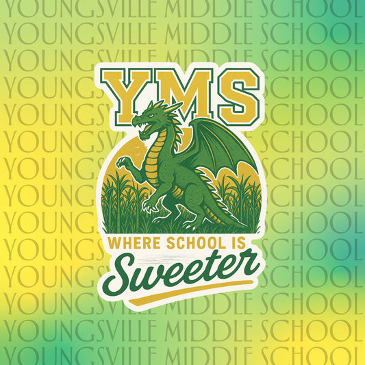 YMS Sticker- Where School is Sweeter