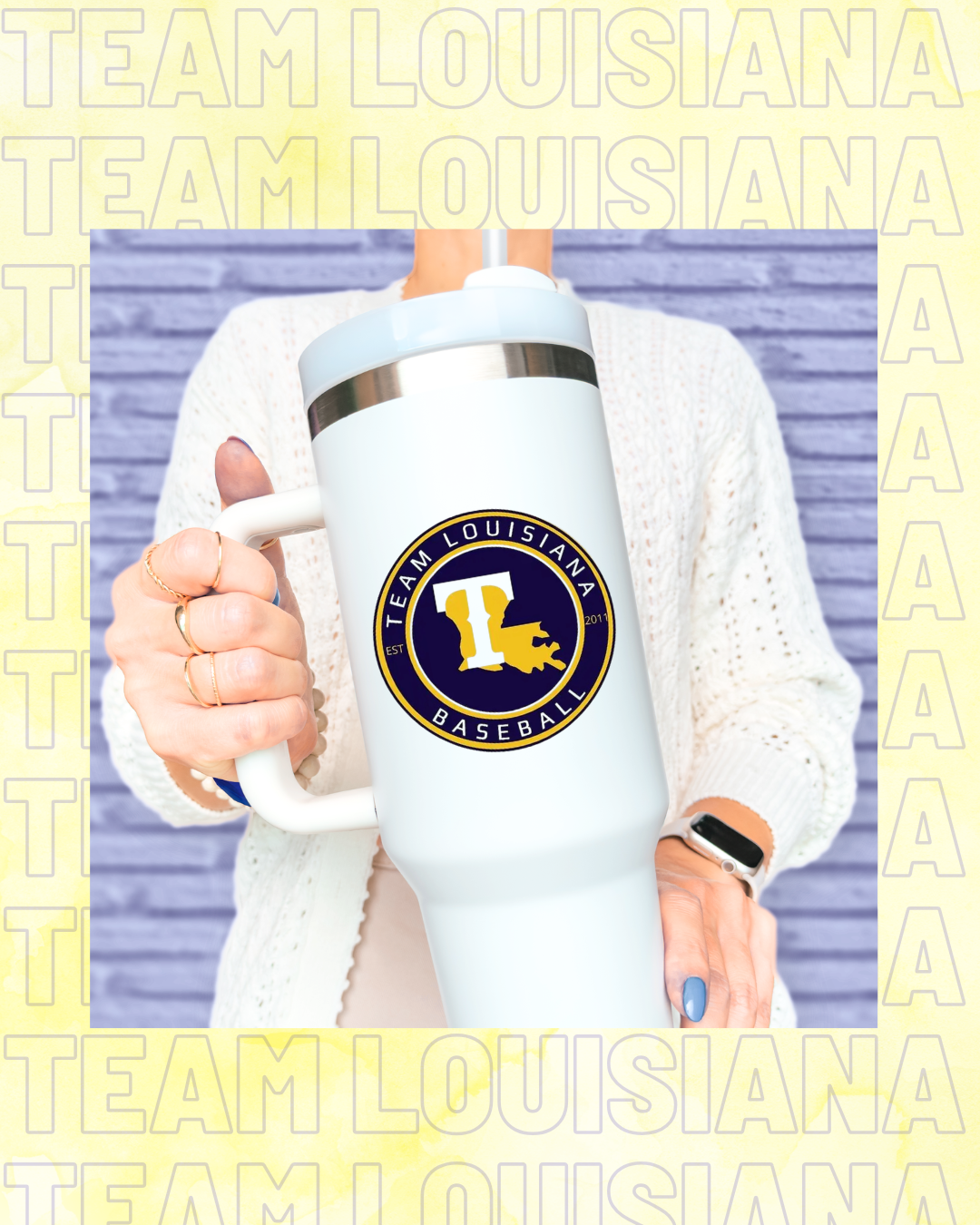 Team Louisiana Tumbler