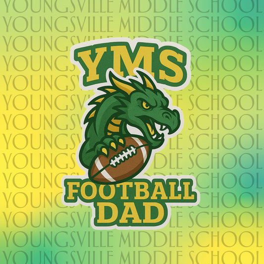 YMS Sticker-Football Dad