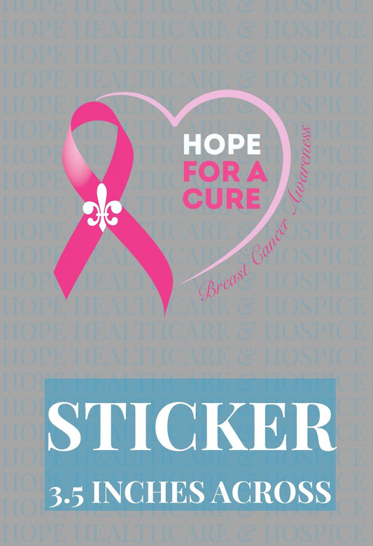 Hope For A Cure -Pink Sticker