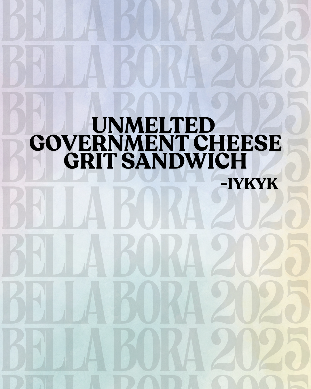 Government Cheese Sticker