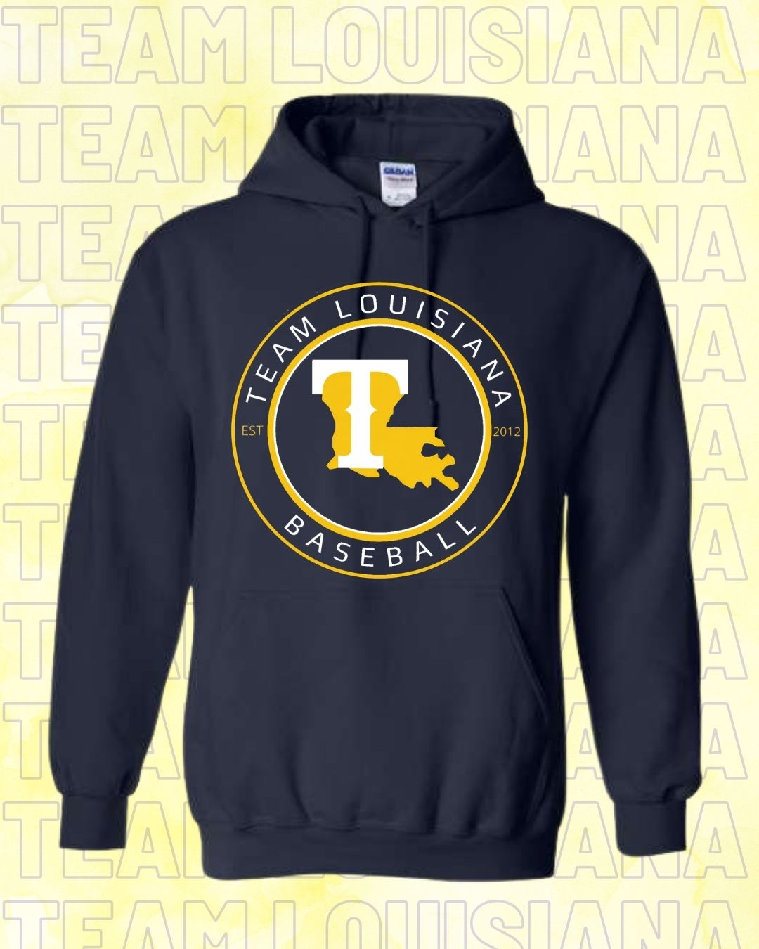 TODDLER Team Louisiana Circle Logo