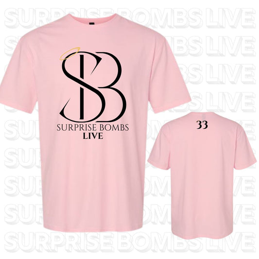 Pink Black Surprise Bombs Live Tshirt