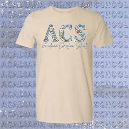 Acadiana Christian School Faux Monogram