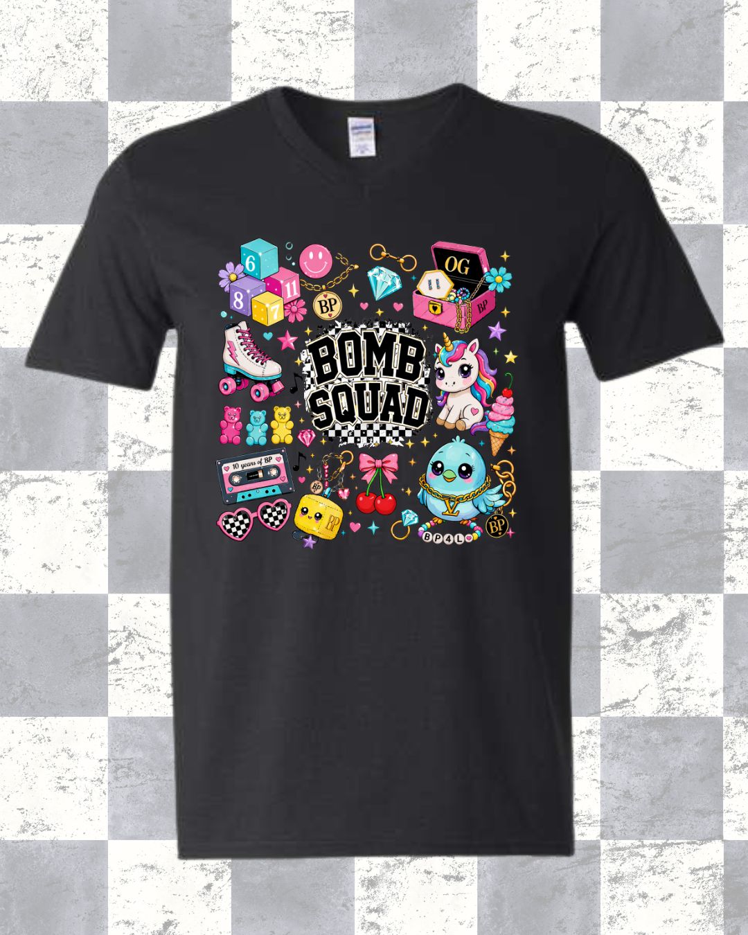 Bomb Squad Short Sleeve Vneck