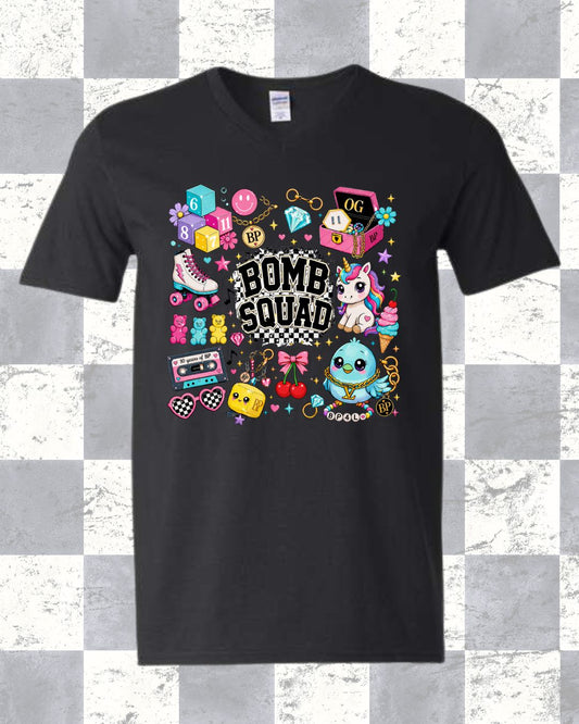 Bomb Squad Short Sleeve Vneck