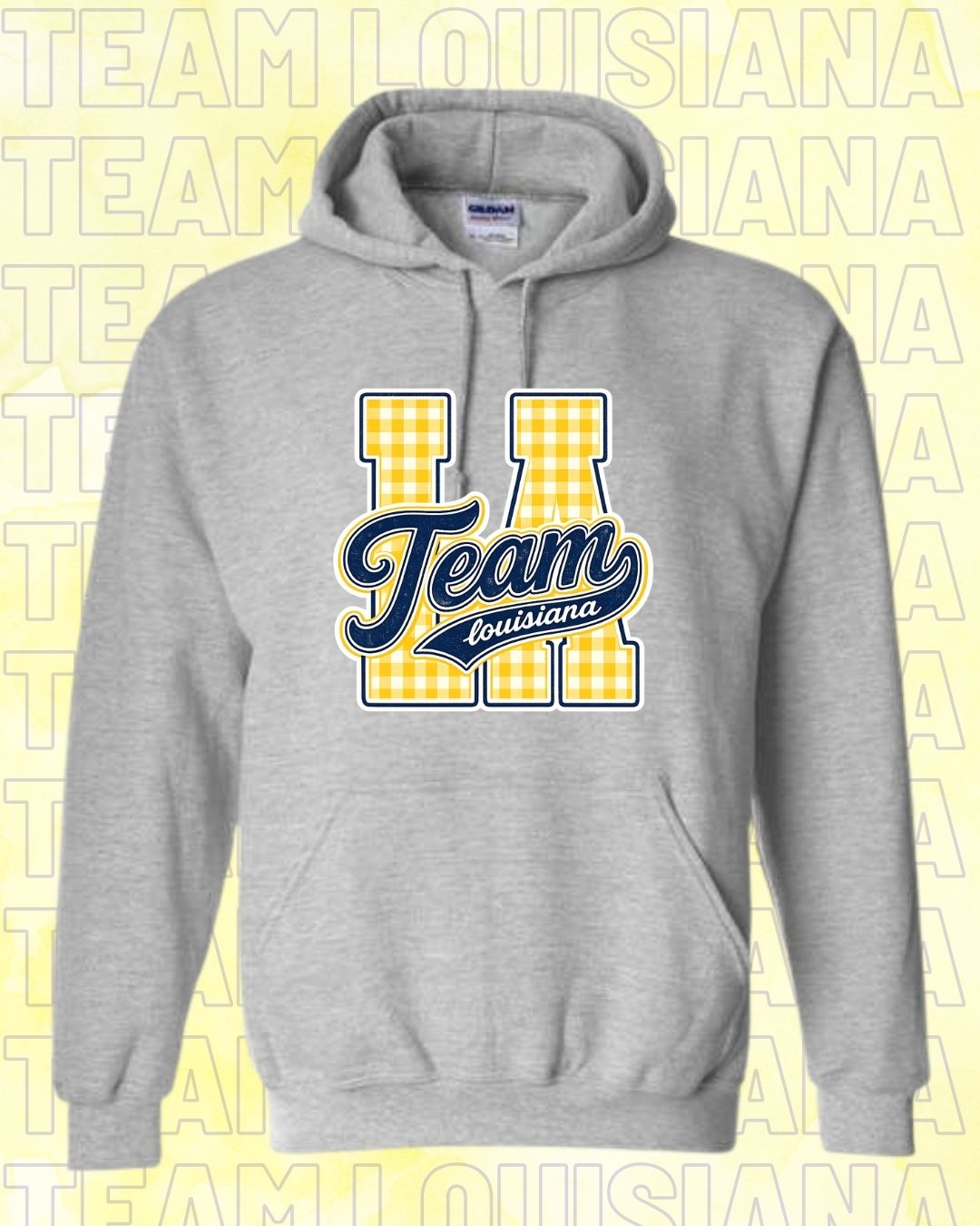 ADULT Team Louisiana Gingham LA
