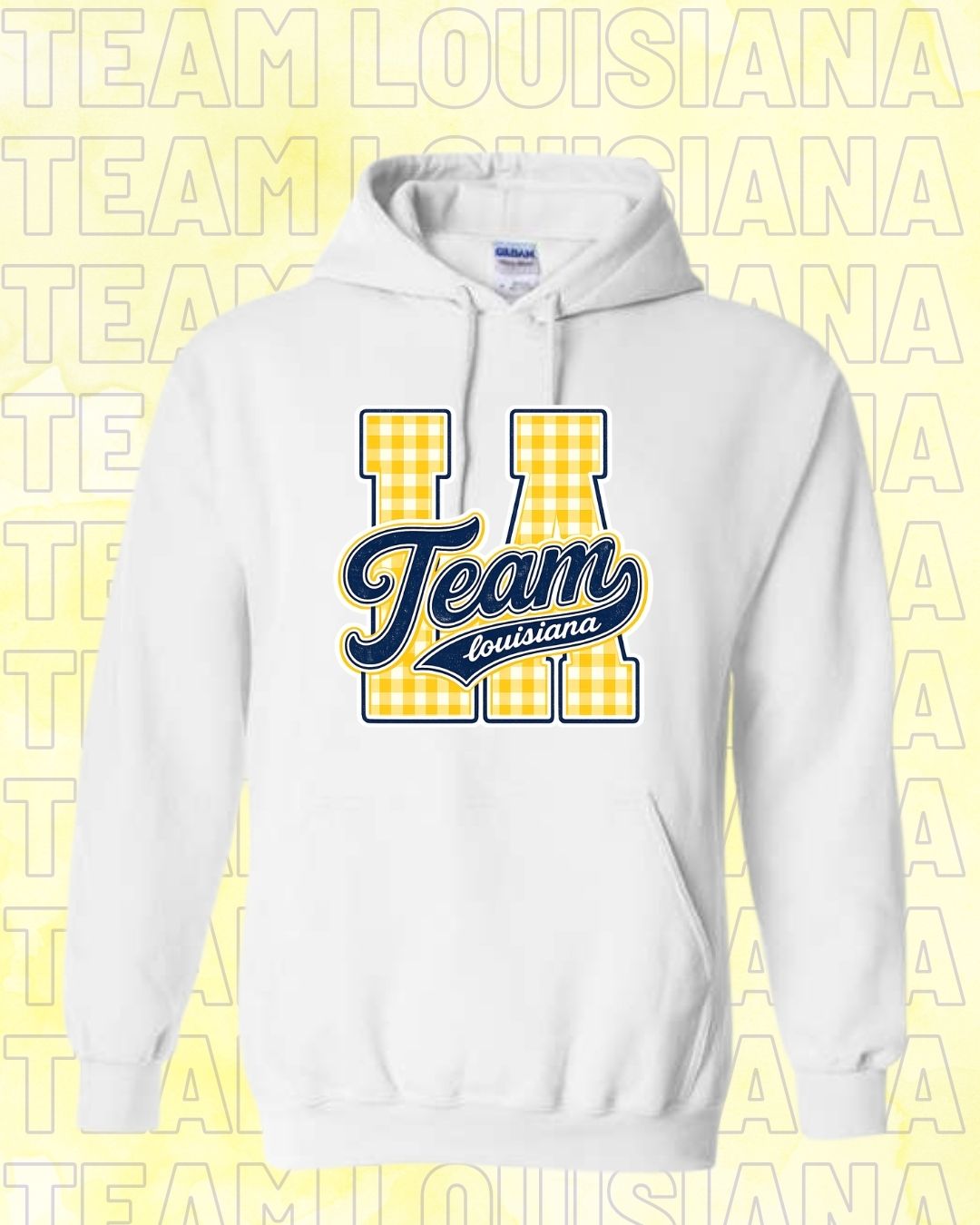 ADULT Team Louisiana Gingham LA
