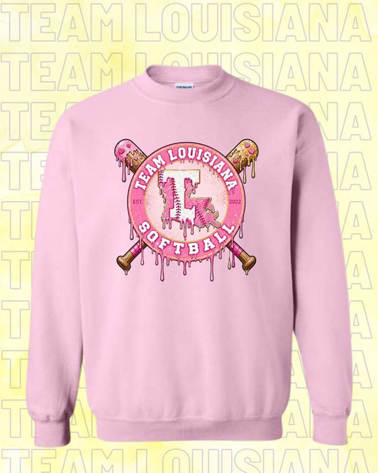 TODDLER Team Louisiana Pink Louisiana Drip