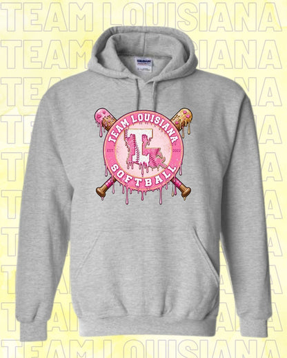 ADULT Team Louisiana Pink Drip