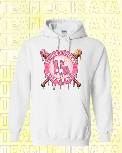 YOUTH Team Louisiana Pink Drip
