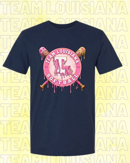 YOUTH Team Louisiana Pink Drip