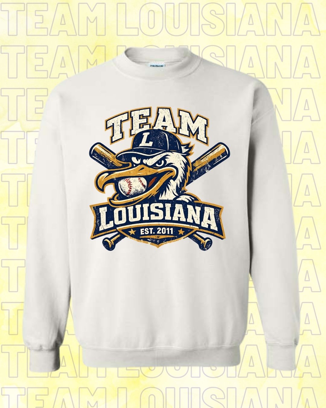 YOUTH Team Louisiana Pelican Grunge