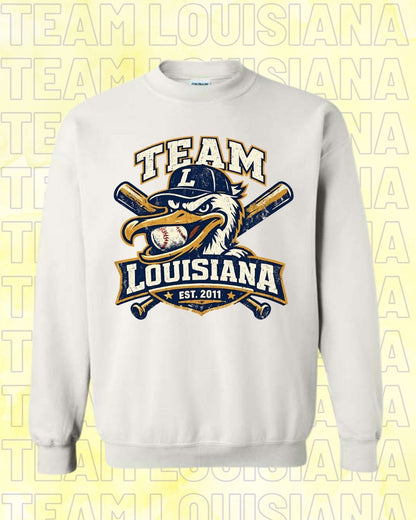 ADULT Team Louisiana Pelican Grunge