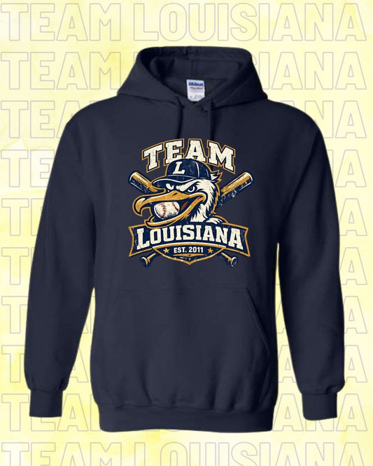 ADULT Team Louisiana Pelican Grunge