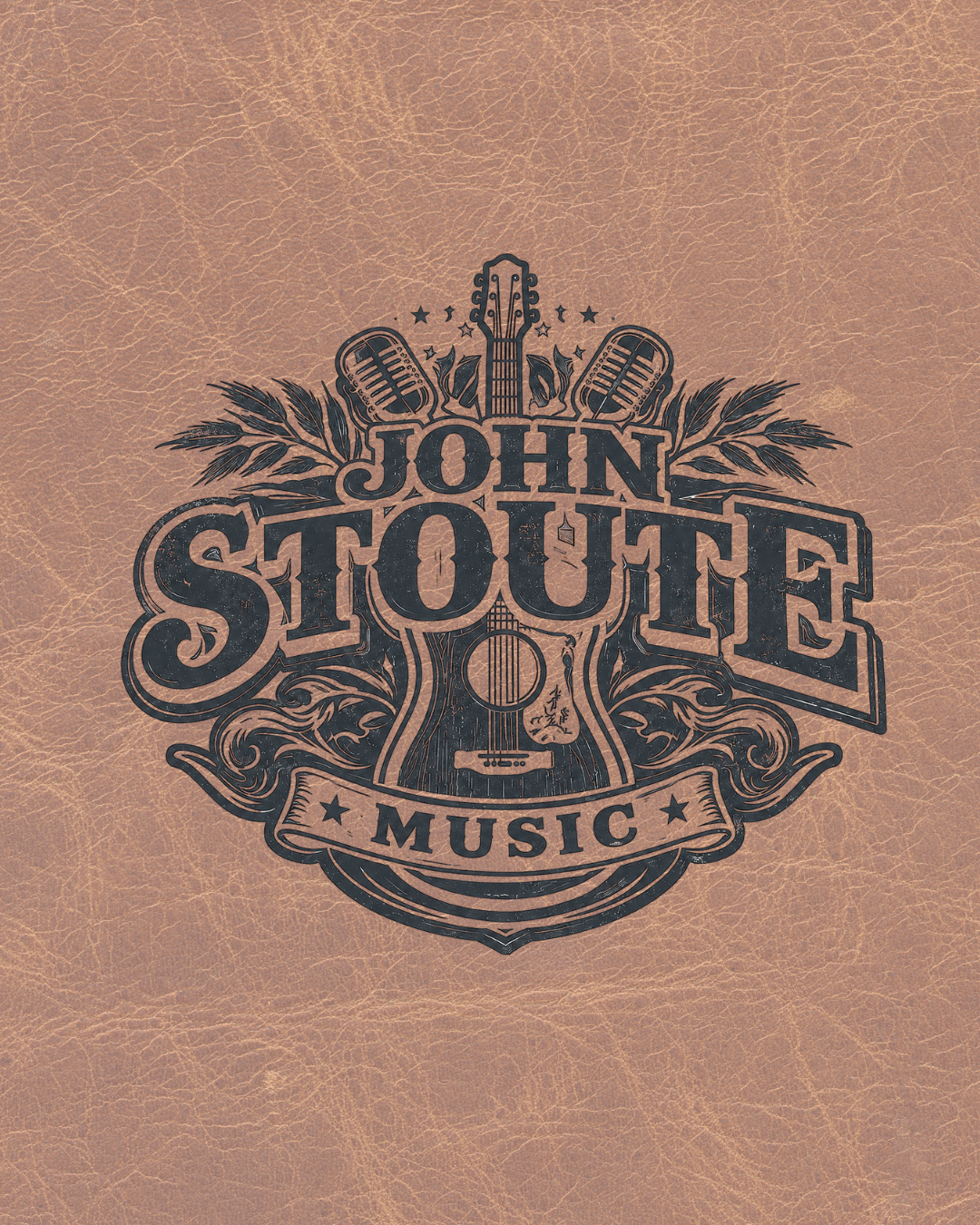 John Stoute Music Sticker
