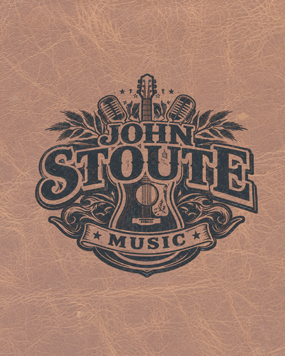 John Stoute Music Sticker