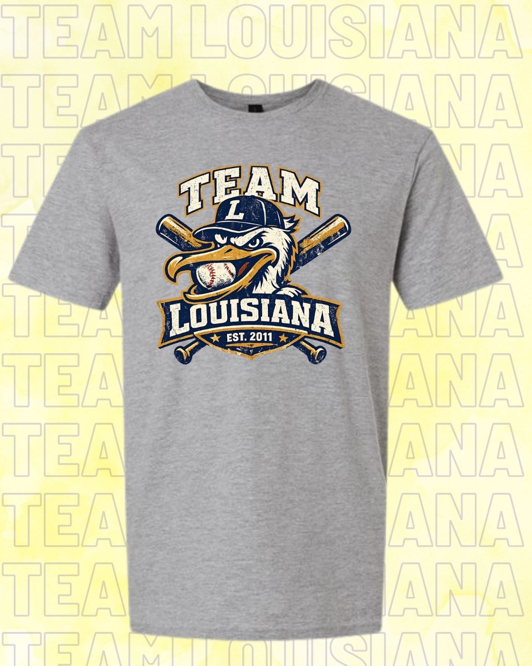 YOUTH Team Louisiana Pelican Grunge